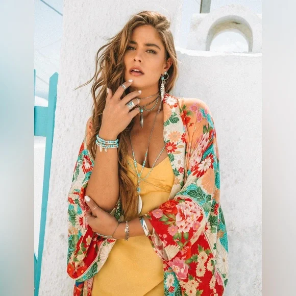 🎉Limited Time Price🎉 Spell Delilah Short Kimono - OS - Picture 1 of 16